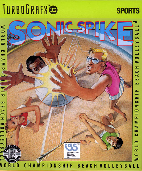 Sonic Spike - World Championship Beach Volleyball (USA) Box Scan